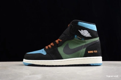 Hyperoad JORDAN OLIVE' GORE-TEX HIGH ELEMENT 'BLACK 1 AIR 0807
